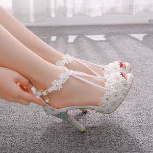 S69 New Fashion High Quality Women's Shoes Wedding Shoes Bridal Heeled <b>Sandals</b> - Product Image 2