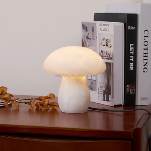 Hôtel moderne Villa Flexible Chambre à coucher Salon Restaurant Décoratif Marbre Pierre Champignon Albâtre Table Lamo - Product Image 4