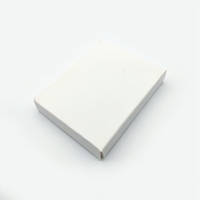Boîte pliante en carton blanc ivoire personnalisable avec gaufrage UV et finition mate pour l'emballage de pilules, capsules, comprimés, médicaments, industrie
