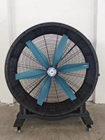 Ventilateur industriel mobile HVLS de 1,5 m, moteur de refroidissement rapide, économie d'énergie, ventilation, température apparente réduite, gymnases extérieurs, chaleur