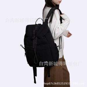 Outdoor Hiking <b>Backpack</b> 18 In <b>Large</b> Capacity Water Resistant Lightweight Unisex Travel <b>Backpack</b> Solid Color Green - Product Image 4