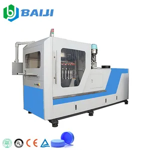 Automatic beverage water plastic bottle cap compression molding manufacturing making machine