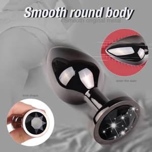 S-HANDE Popo Masaj Aleti Metal Gövdeli Anal <span class=keywords><strong>Plug</strong></span> Kadın ve Erkek İçin Vücut Uygulaması İçin - Product Image 5