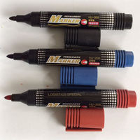 Stylo marqueur Permanent personnalisé, stylo marqueur Permanent, écologique, pour les fournitures scolaires et le bureau, 2 pièces