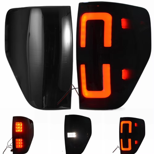 Feu arrière à LED pour Ford F150 F-150 2009-2014 2/4-Door Smoke Taillamp Sequential Turn Signal Reverse Parking Lamp - Product Image 2