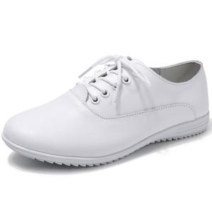2024 New Style Fashion Ladies High Quality Leather <strong>Women's</strong> Flat Casual <strong>Shoes</strong> - Product Image 4
