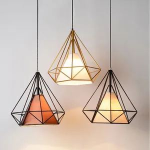 2023 modern lamp chandeliers cube pendant light geometry dining lamp pendant light for bar restaurant