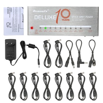 Demonfx DELUXE 10 アイソレーテッドパワーサプライ Demonfx Guitar Power Supply 10 Isolated Output Effect Pedal Supply