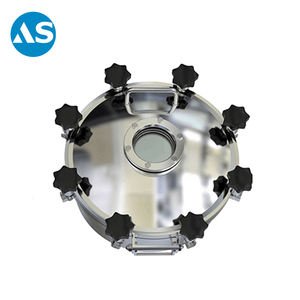 핫 세일 200mm 크기 스테인리스 SS304 외부 오프닝 탱크 위생 압력 맨홀 덮개 - Product Image 5