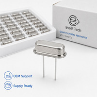 Résonateur à cristal de quartz DIP en métal EVJA8 HC-49U 4 MHz 30 pF 50 ppm
