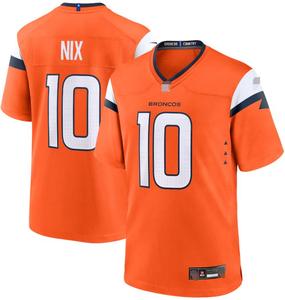 2526 Nouveaux maillots de football américain de la saison, uniformes des Denver Broncos # 2 Patrick # 10 chemises courtes à coutures apparentes Nix, vente en gros Chine - Product Image 5