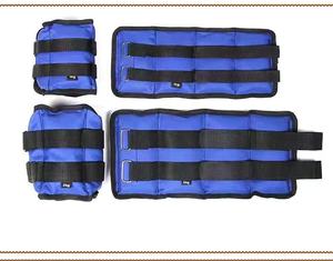 Poids de cheville et de poignet en sable bleu personnalisables avec logo – Équipement d'entraînement de fitness réglable pour la course à pied - Product Image 3