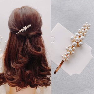 Giovani ragazze e donne di moda fiori di perle per capelli eleganti lega e accessori per capelli PC per le spose - Product Image 1