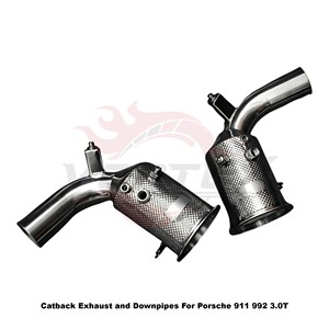Vortex Performance Stainless Steel Catback <b>Exhaust</b> With Downpipes For Porsche 911 992 3.0T Racing Upgrade - Product Image 5