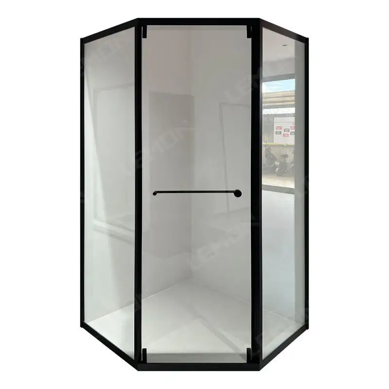 Chất lượng cao enclosures phòng Tempered glass và thép không gỉ phần cứng phòng tắm phòng tắm vòi hoa sen cửa kính