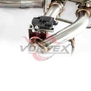 Échappement Catback Vortex en Acier Inoxydable Poli Miroir 1,5 mm avec Valve pour Porsche Cayenne 9Y0 3.0T/2.9T 2019-2025 Luxe Garantie 24 Mois - Product Image 4