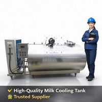 Silo de Stockage de Lait de 600 Litres - 50T Sus304 - Réservoir de Lait Équilibré