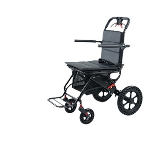 Foldable Lightweight Aluminum Alloy Manual Wheelchair With Commode For Elderly And Pregnant Women Easy To Fold And Carry - Product Image 2