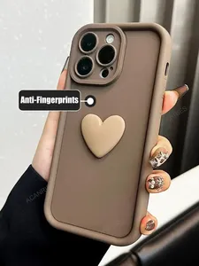 เคสซิลิโคนรูปหัวใจ 3 มิติ น่ารัก สำหรับ Samsung Galaxy S24 ULTRA S22 S21 S20 S23 Fe Ultra Plus 5g ผู้หญิง ฝาหลังแบบด้าน <span class=keywords><strong>S20fe</strong></span> - Product Image 2