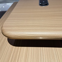 Bureau de direction en forme de L en MDF E1 durable personnalisé, bureau de direction en bois pour mobilier de bureau