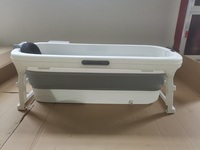 Baignoire pliante compacte longue baignoire portable maison autoportante trempage sueur sauna divertissement baignoire de douche pliable avec couvercle
