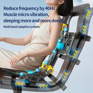 Nouveau fauteuil de massage intelligent de luxe Soundwave Zero Gravity, système Bluetooth, commande vocale intelligente, massage complet du corps, système de rail manuel pour les bras, 4D - Product Image 5