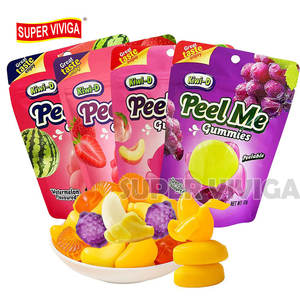 ลูกอมปอกเปลือกผลไม้เยลลี่ผลไม้<span class=keywords><strong>ปอก</strong></span>เปลือกได้ทำจากพีชมะม่วงแตงโมองุ่นปอกเปลือกหวานอร่อย - Product Image 1