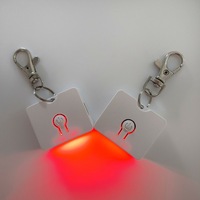 Lámpara de Mesa LED 3D Acrílica con Forma de Llavero, Lámpara Nocturna LED Recargable por USB, Luz Nocturna Acogedora y Creativa, Regalo LED