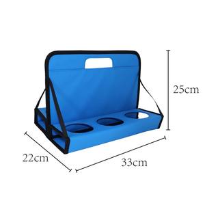 Porte-gobelets pliable réutilisable pour pique-nique, boîte de rangement portable, porte-boissons, porte-tasses à café - Product Image 1