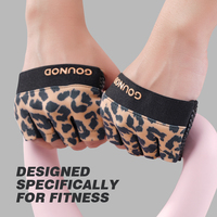 Guantes de Gimnasio de Cuatro Dedos con Agarre Antideslizante, Guantes Transpirables para Yoga, Pilates, Ciclismo, Entrenamiento al Aire Libre, Ejercicio y Deportes