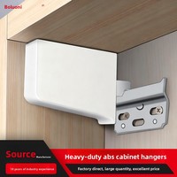 Accessoires de suspension robustes pour armoires de cuisine en ABS avec couvercle dissimulé à réglage fin, moulé sous pression avec vis - CZ-001/CZ-1018
