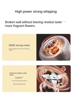 Extracteur de jus multifonctionnel portable pour la maison, 0,6 L, lame en acier inoxydable 304, fonctionnement à un bouton, extrusion à basse vitesse, milkshake