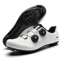 Chaussures de cyclisme VTT pour hommes avec logo personnalisé, fermeture à lacets, empeigne respirante, semelle extérieure en TPU, toutes saisons, pédale plate ou clipless en option