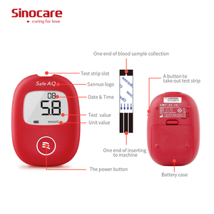Glucómetro Inteligente Sinocare Safe AQ con Tiras Reactivas - Product Image 5