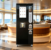 Distributeur automatique de café à grande vitesse, machine à café pour boissons chaudes et froides