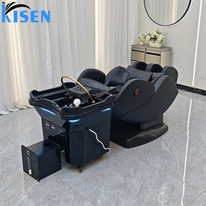 KISEN Fauteuil de lavage capillaire portable électrique avec vapeur, pour spa japonais et massage thaïlandais, avec lavabo intégré pour thérapie aquatique - Product Image 3