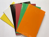 Feuilles de plastique ABS colorées Panneau ABS d'épaisseur différente