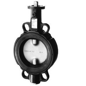 Vanne papillon Siemens DN500 PN16 en acier au carbone, raccord à collier, bidirectionnelle, verticale, pour panneau, température ambiante, norme nationale - Product Image 2