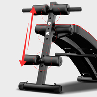 Appareil de fitness d'intérieur multifonctionnel Key Abdominal Muscle Board for Sit-up & Push-up Training fitness bench