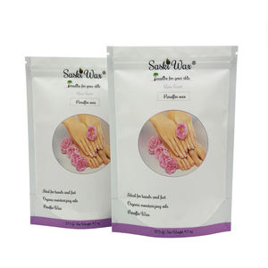 Custom Printed Matte White Foil Bath Salts Packaging Zip Lock Bath Salt Body Scrub Standing Pouch Resealable Stand up Pouches - Product Image 1