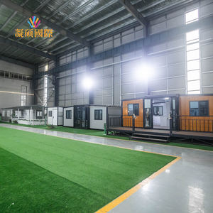 Unidades de Contenedores Expandibles de <span class=keywords><strong>20</strong></span> Pies, Ahorro de Energía, Estructura de Acero, Casa Contenedor Industrial de 2 Pisos para Resort - Product Image 5