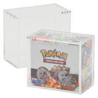 Vitrine en Acrylique Transparente pour Boosters Pokémon, avec Fermeture Magnétique Puissante, Protection Anti-UV, Étui de Présentation ETB pour Commerce et Exposition
