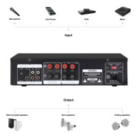 Großhandelspreis PMX3500PH PA-Verstärker 50W USB SD Mikrofon-Priorität Kompakt