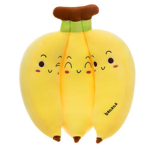 Frucht-Kissen Banane Kurzplüsch-Spielzeug Puppe Kinderschlafspielzeug Geburtstagsgeschenk PP-Baumwolle 31-50cm 7-14 Jahre Jugend Großhandel - Product Image 6