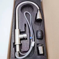 Robinet mitigeur de lavabo de salle de bain moderne classique 2026, à commande tactile, en acier inoxydable chromé et céramique, monotrou, à poser sur le comptoir 5