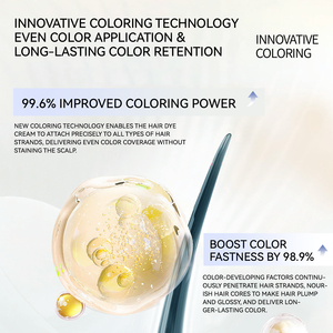 Tinta Naturale per Capelli a Lunga Durata, Produzione Personalizzata, Etichetta Privata, Professionale per Saloni, <span class=keywords><strong>Senza</strong></span> PPD e <span class=keywords><strong>Ammoniaca</strong></span> - Product Image 4