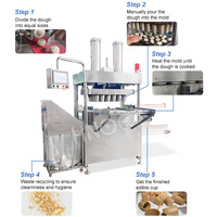 Machine commerciale automatique de fabrication de tasses à café gaufrées comestibles HNOC Machine de fabrication de tasses à thé et biscuits comestibles