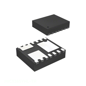 MIC3385YHL-TR 14 VFDFN ชิปวงจรรวมแบบมีแผ่นต่อสายภายนอก, 14 MLF ไอซี ชิ้นส่วนอิเล็กทรอนิกส์ วงจรรวม IC REG DL BUCK/LINEAR SYNC 14MLF - Product Image 1