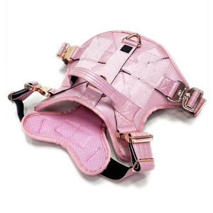 2024 desain baru kualitas tinggi tempur kulit tali anjing dengan gesper logam mewah dan empuk lembut - Product Image 6