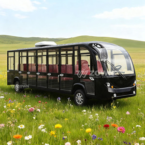 Autobús Eléctrico de Dos Pisos Personalizado de Fábrica, Modelo 20, para Transporte en Aeropuertos y Turismo, 14 Asientos, 45-50 km/h, Batería de Plomo-Ácido - Product Image 3